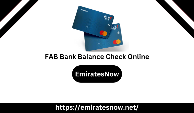 FAB Bank Balance Check Online